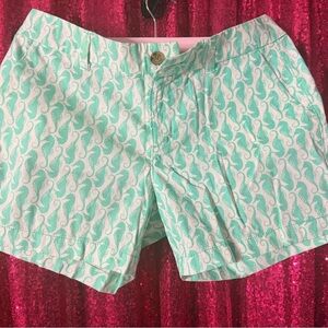 Old Navy Aqua Seahorse Pattern Women's Shorts